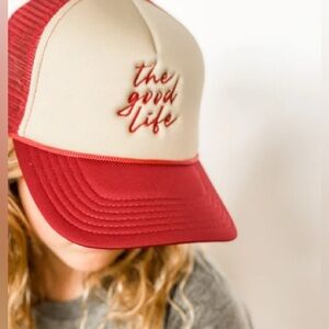 Red and White Trucker Hat